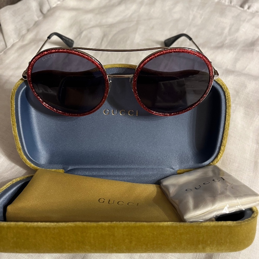 Brand New "GUCCI" Sunglasses - Style # GG0061S